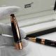 Replica Montblanc JFK Black&Rose Gold Rollerball Pen (4)_th.jpg